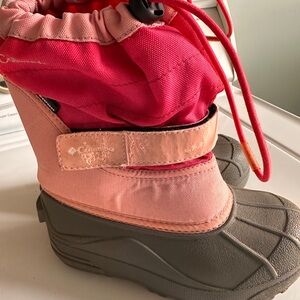 Columbia Pink and Gray Snow Boots
